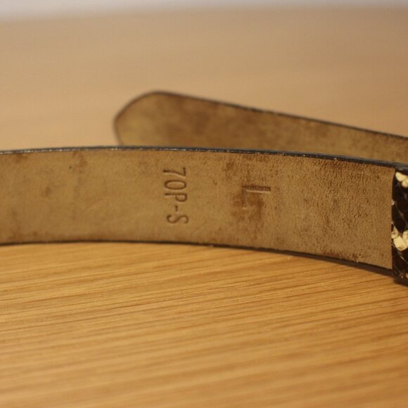 Kleinberg Sherrill Python Skin Belt - Picture 4 of 6
